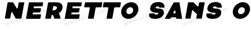 Neretto Sans Obliqu字体转换
